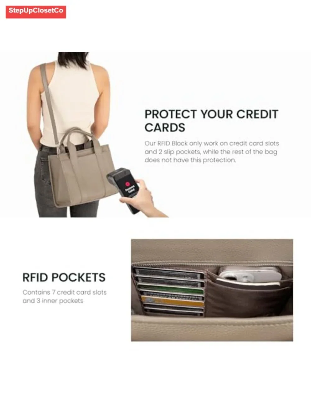 Genuine Leather Satchel Tote Bag Women Crossbody Shoulder Purse RFID Zipper